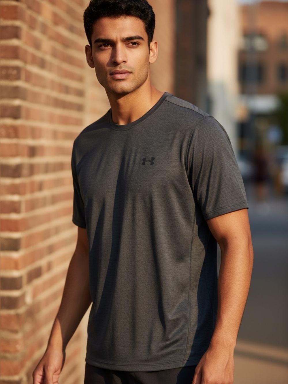 Under Armour Tech Vent T- Shirt Dark Gray Sz 2XL